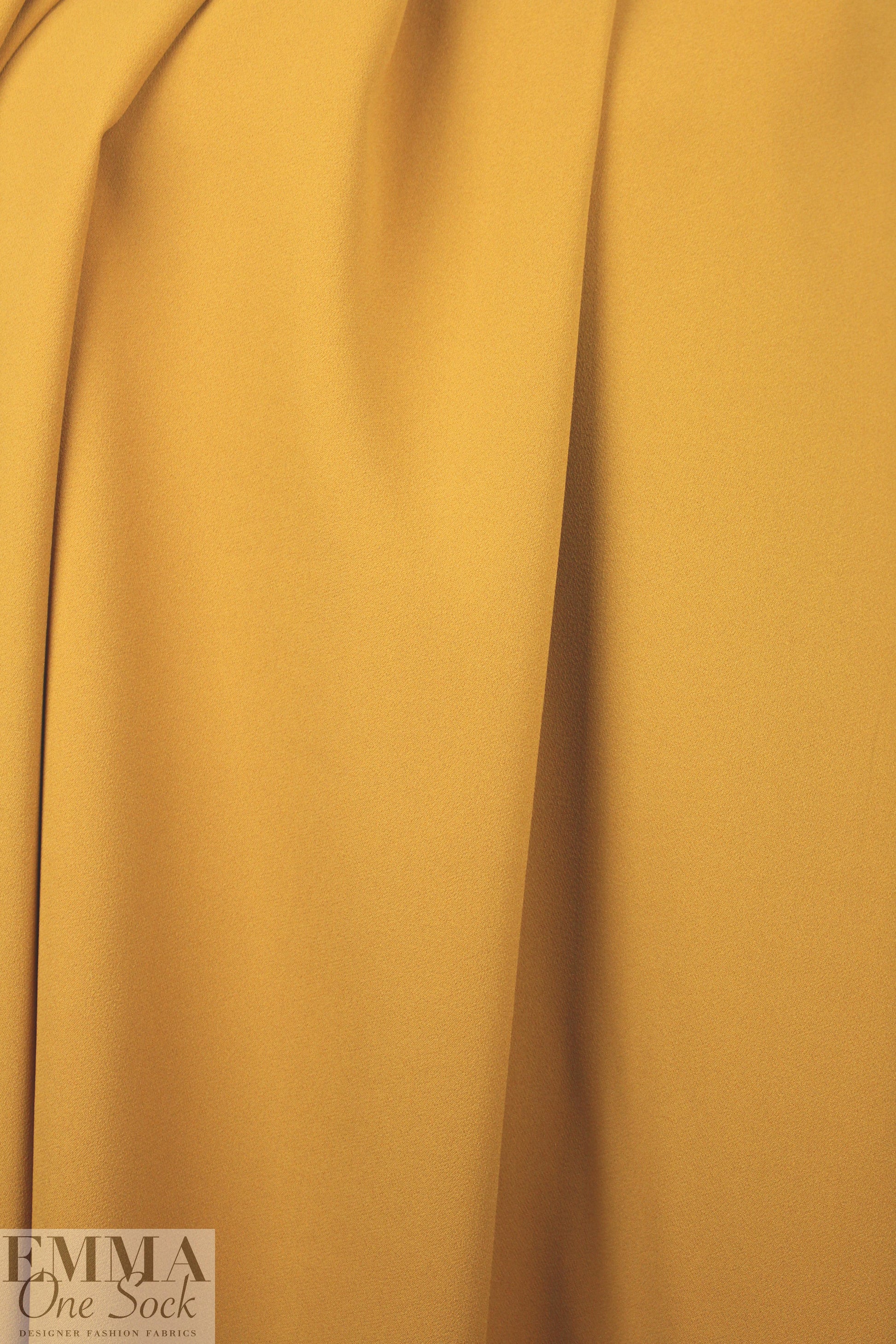 Italian all viscose double crepe woven - butterscotch 2 yds