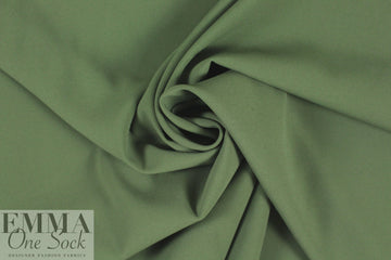 Italian all viscose double crepe woven - thyme .875 yds