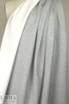 famous designer double-sided viscose knit - gray/natural