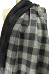 Italian wool blend doubleface plaid coating