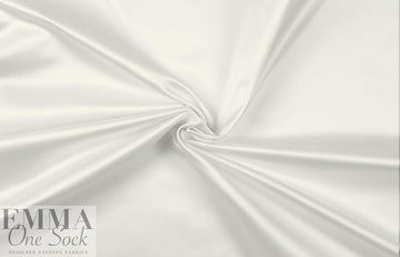 Japanese 38mm double face SILK satin - alabaster 1.625 yd