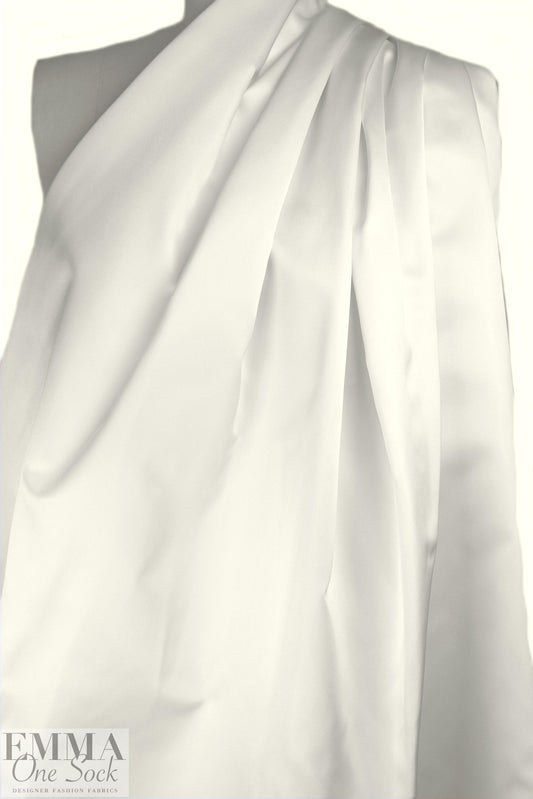 Japanese 38mm double face SILK satin - alabaster