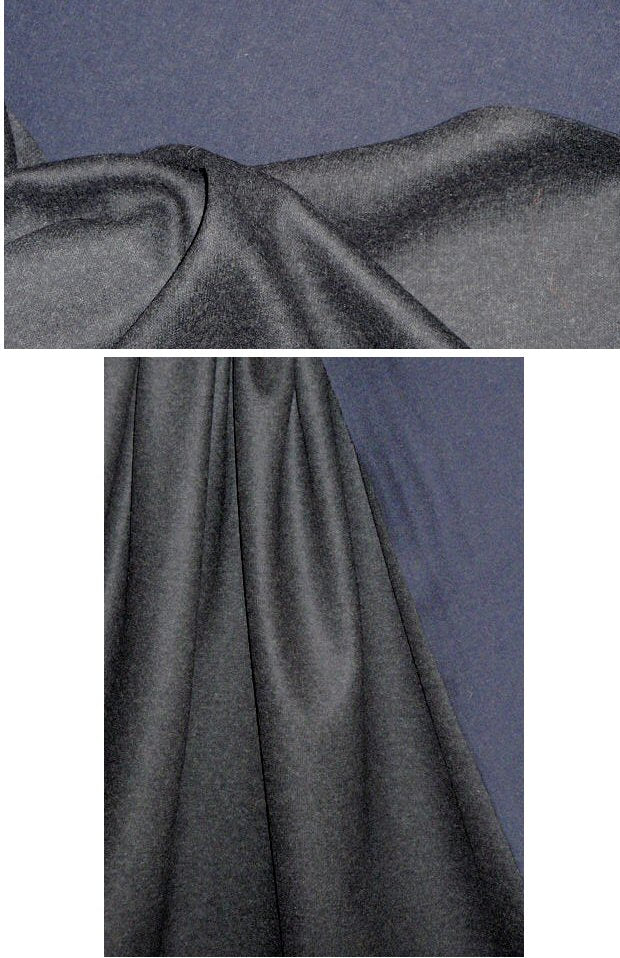 Italian luxury boiled wool double sweater knit  2.625 yds