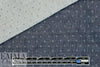 CA designer organic cotton double gauze - navy/white dots .875 yds
