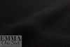 Italian wool double crepe woven - black 1.25 yds