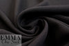 Italian wool double crepe woven - black 1.25 yds