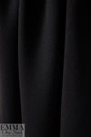 Italian wool double crepe woven - black 3 yd