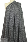 black/white 'mad plaid' doubleknit