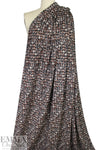 'tiny eclipses' rayon blend sweater knit -brown/black 1.375 yd