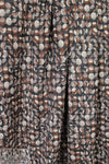 'tiny eclipses' rayon blend sweater knit -brown/black 1.375 yd