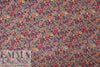 floral paisley rayon blend sweater knit - dusty plum 1.25 yd