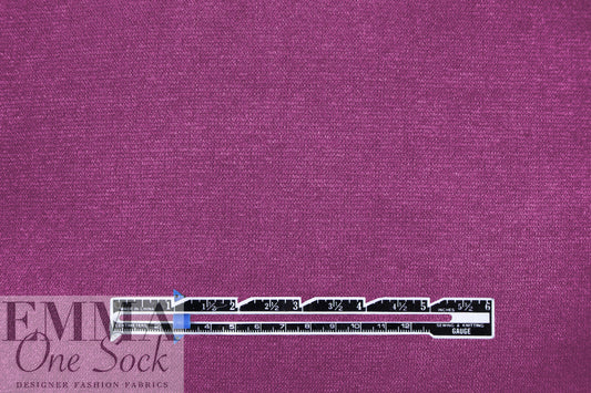 'beefy' rayon blend sweater doubleknit Oeko-Tex cert.- plum