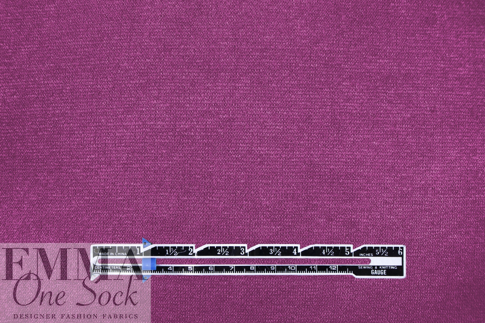 'beefy' rayon blend sweater doubleknit Oeko-Tex cert.- plum 1.75 yds