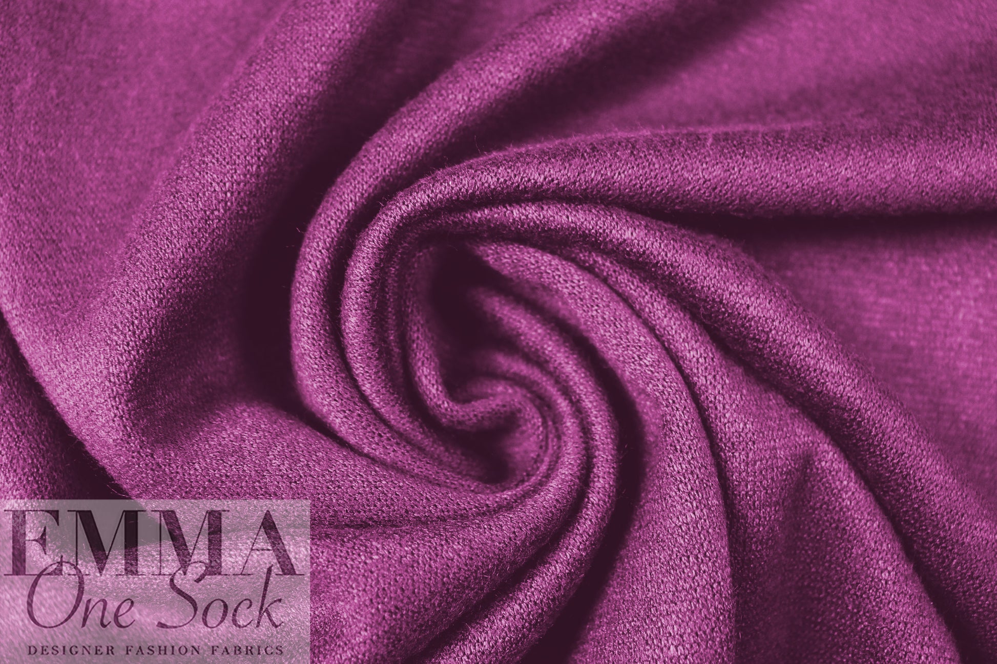 'beefy' rayon blend sweater doubleknit Oeko-Tex cert.- plum 1.75 yds