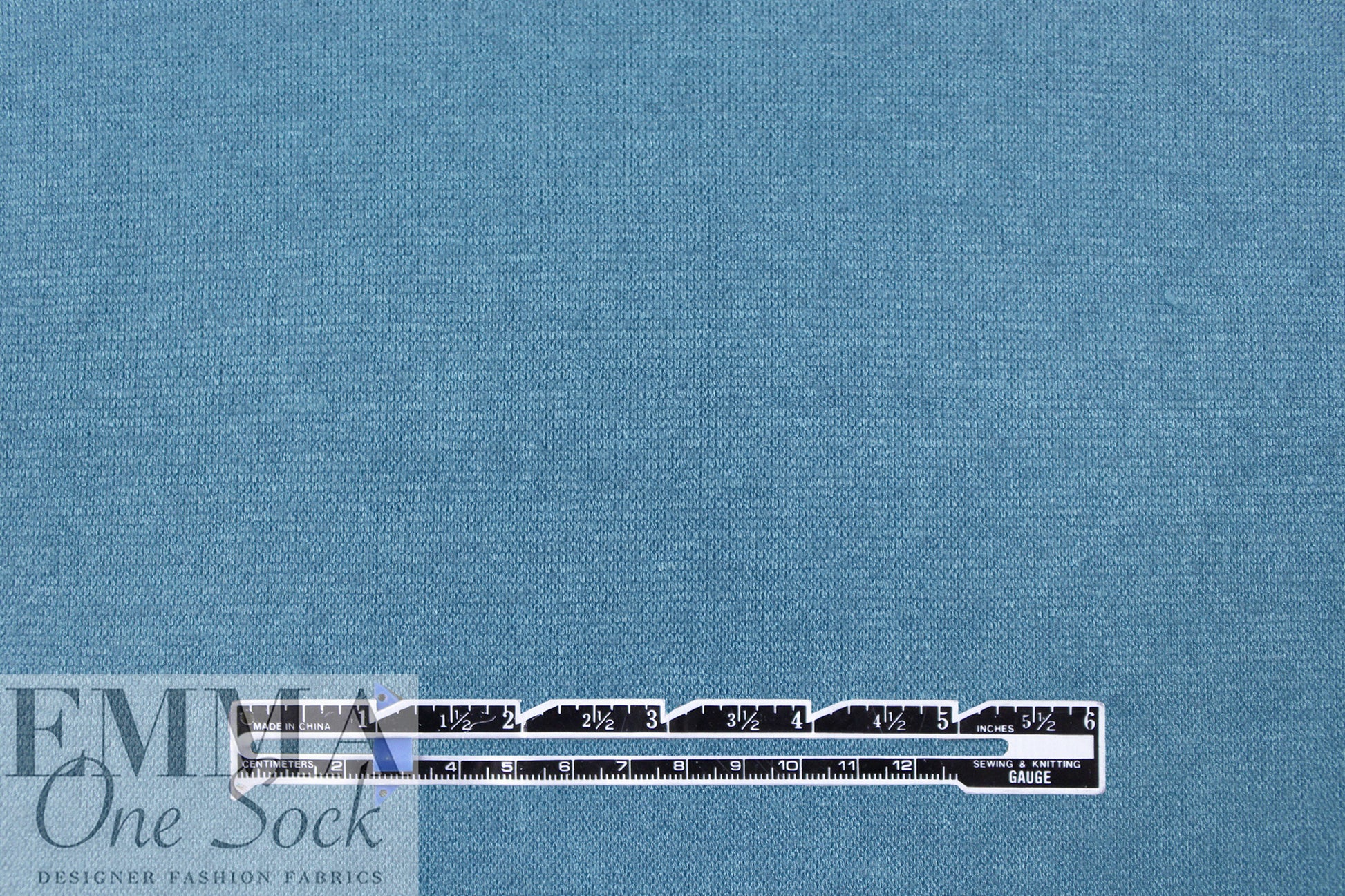'beefy' rayon blend sweater doubleknit Oeko-Tex cert.- dusty blue 1.625 yds