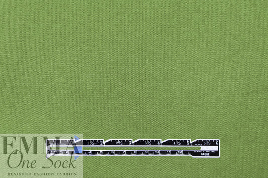 'beefy' stretch rayon blend sweater doubleknit Oeko-Tex cert.- moss green 2.75 yd