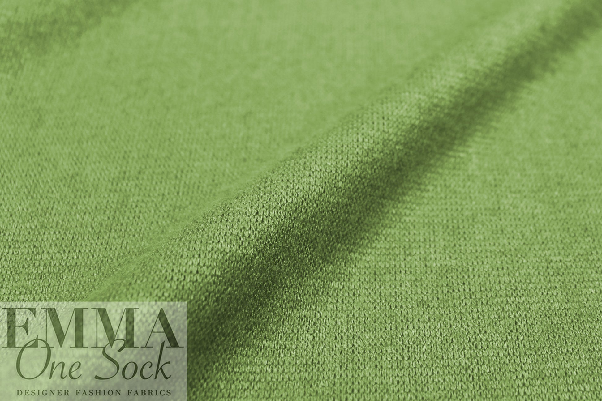 'beefy' stretch rayon blend sweater doubleknit Oeko-Tex cert.- moss green .875 yds