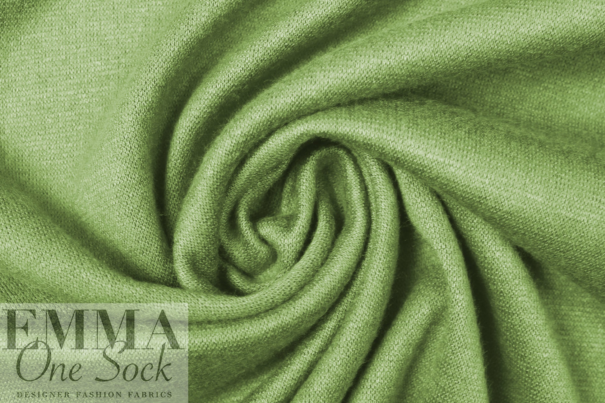 'beefy' stretch rayon blend sweater doubleknit Oeko-Tex cert.- moss green 2 yd