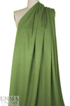 'beefy' stretch rayon blend sweater doubleknit Oeko-Tex cert.- moss green 1.66 yd