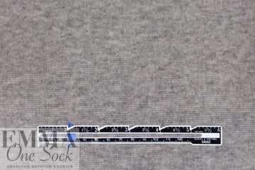 'beefy' stretch rayon blend sweater doubleknit Oeko-Tex cert.- heather grey 2 yd