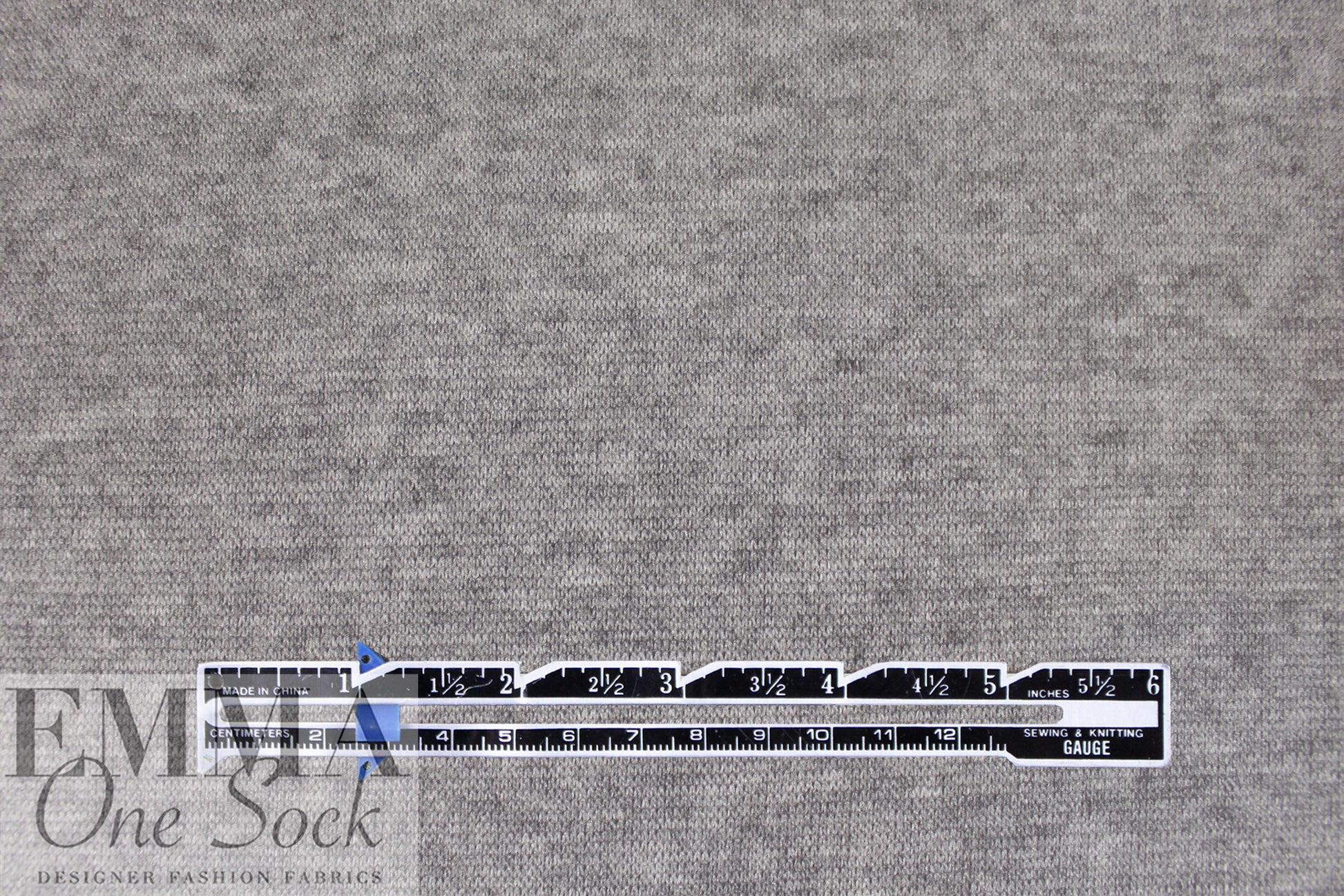 'beefy' stretch rayon blend sweater doubleknit Oeko-Tex cert.- heather grey .875 yds