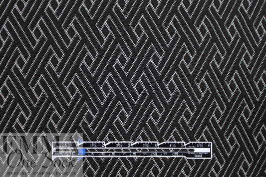 criss cross basketweave Oeko-tex cert. novelty doubleknit