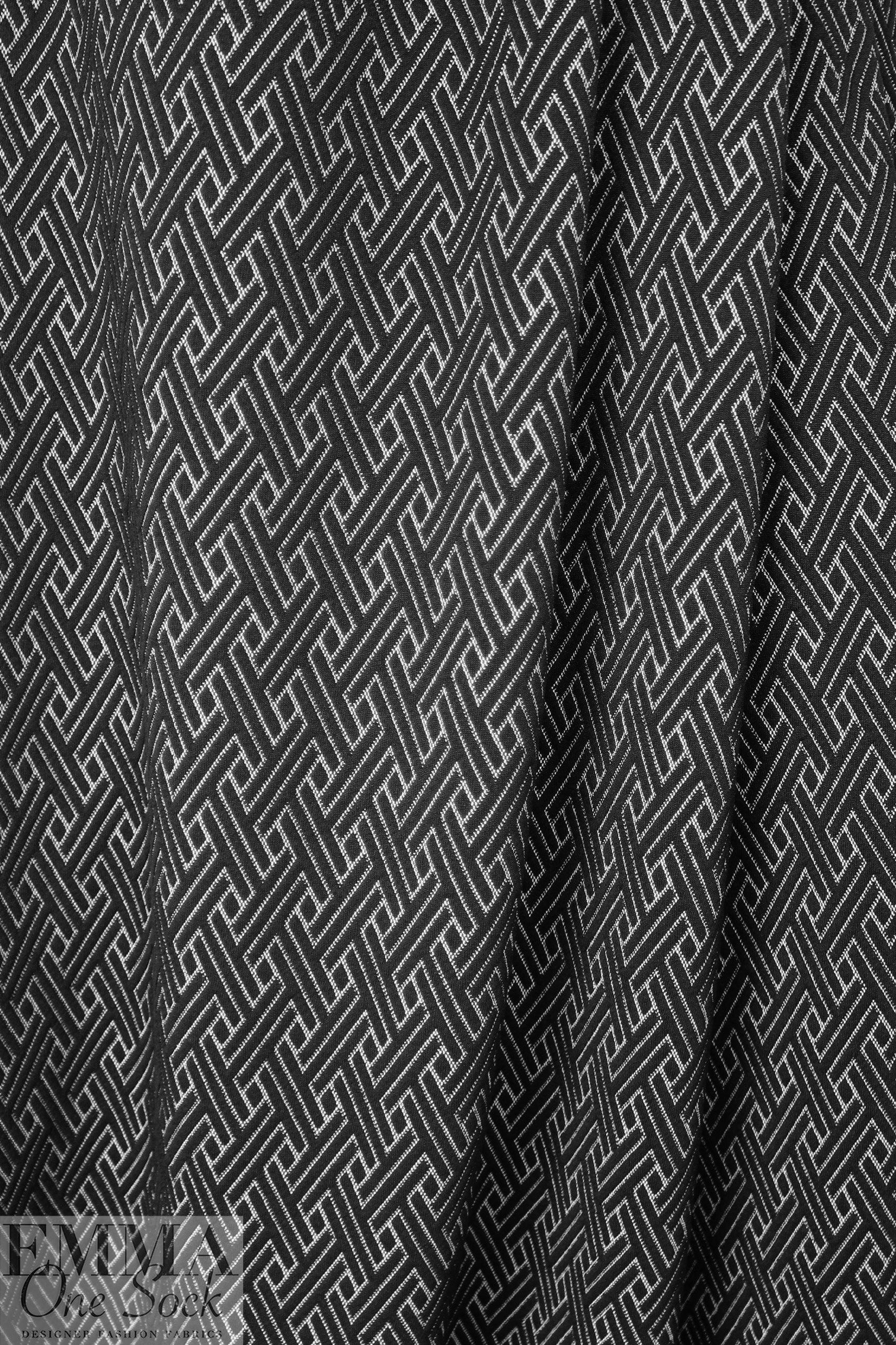criss cross basketweave Oeko-tex cert. novelty doubleknit 1.875 yd