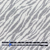big cat stripes Oeko-tex certified doubleknit - grey/soft white 1.875 yd