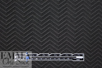 zig zag Oeko-tex certified novelty doubleknit - jet black 1.4 yds