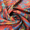 digital 'wispy willows' printed athleisure sweater knit .625 yds