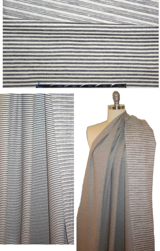 St. John cotton blend doubleknit stripe