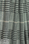 Italian yarn dyed glen plaid doubleknit - black/ecru/nutmeg