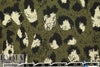 famous designer jacquard doubleknit - olive animal