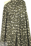 famous designer jacquard doubleknit - olive animal