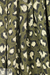 famous designer jacquard doubleknit - olive animal