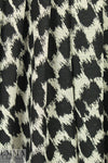 famous designer jacquard doubleknit - black/pewter