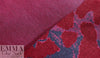 famous designer jacquard doubleknit - wine/navy
