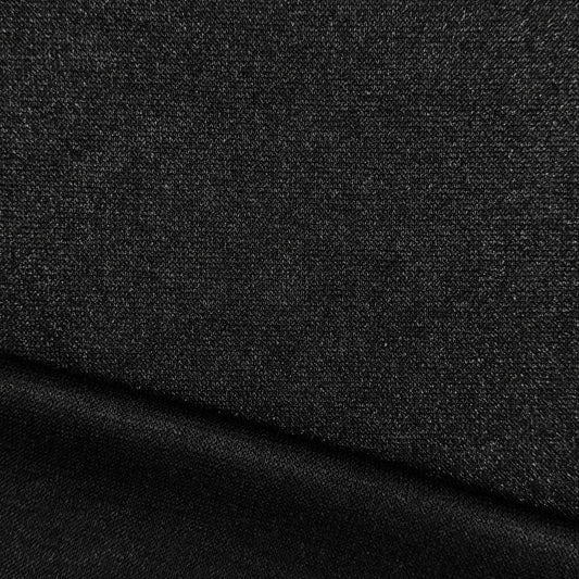 Italian viscose blend sweater doubleknit - sparkly black