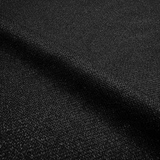 Italian viscose blend sweater doubleknit - sparkly black