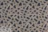 Italian designer textured knit - interlocking graphic