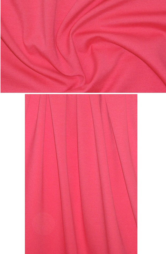 J'Envie soft and drapey doubleknit - coral pink
