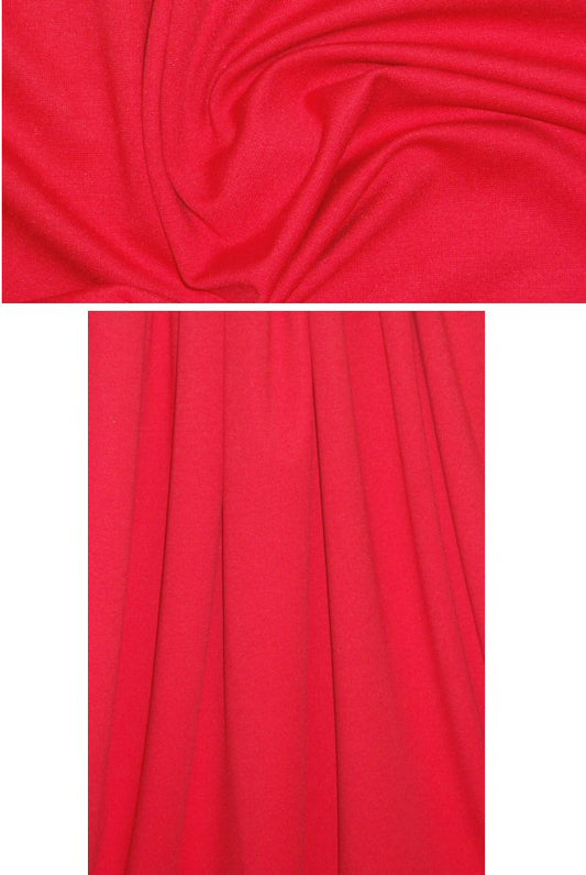 J'Envie soft and drapey doubleknit - candy red
