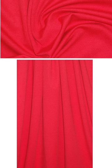 J'Envie soft and drapey doubleknit - candy red 1.875 yd