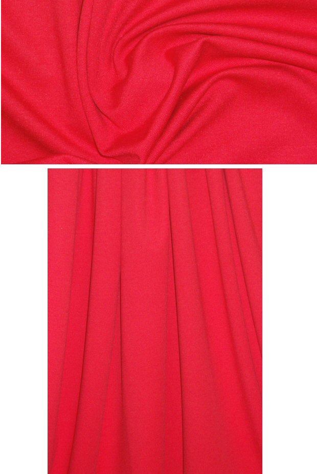 J'Envie soft and drapey doubleknit - candy red 1.33 yd