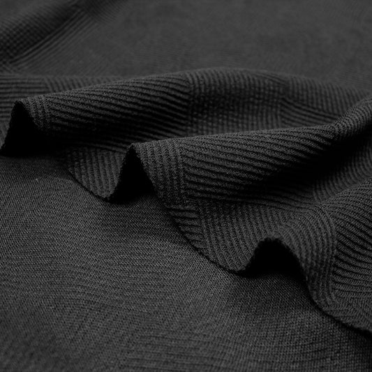 French basketweave wool blend novelty doubleknit
