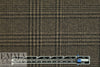 Italian 2-way stretch ponte - latte/black plaid