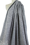 NY designer novelty crosshatch yarn dyed knit