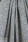 NY designer novelty crosshatch yarn dyed knit