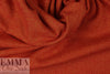 NY designer wool/visc. herringbone doubleknit - red/orange 2.25 yds