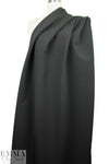 Italian substantial hi-tech doubleknit - black 1.125 yds